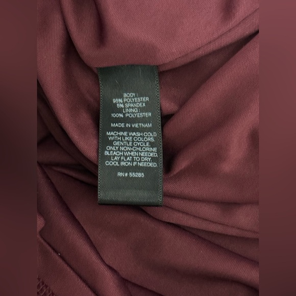 Express Deep Burgundy Dress - Picture 4 of 4